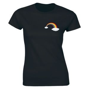 Half It Tops - Rainbow Gay Pride Pocket Festival Freedom T-shirt Half It Tops - Rainbow Gay Pride Pocket Festival Freedom T-shirt